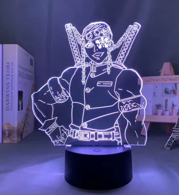 Lampara 3D demon slayer