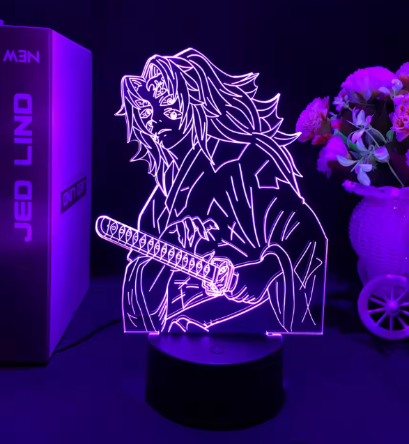 Lampara 3D demon slayer