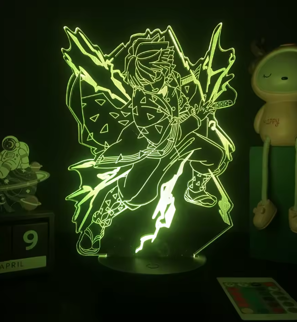 Lampara 3D demon slayer